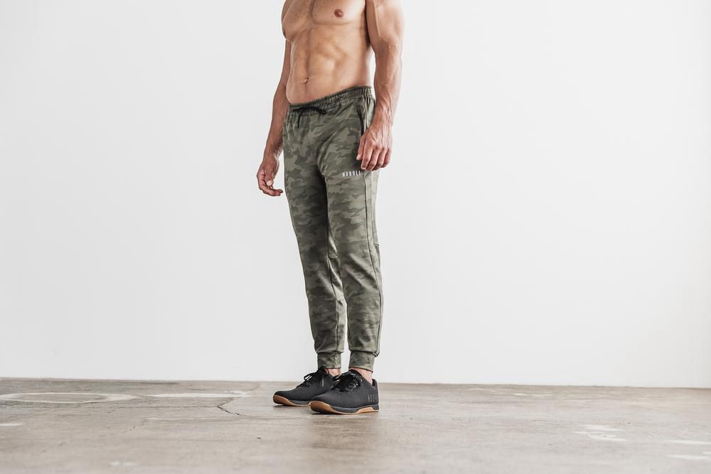 NOBULL Joggers Muške - Nobull Zelene Maskirne (813705-YTA)